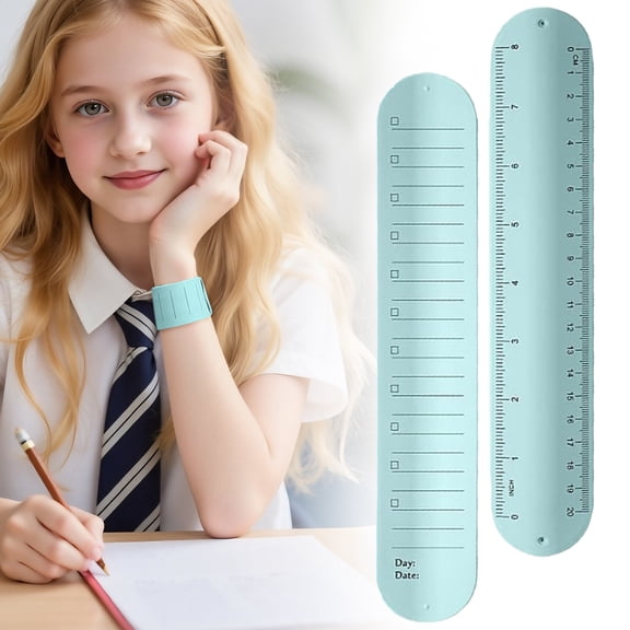 Zoxiy Wrist Notepad,Silicone Memo,Reusable Wearable Writable Erasable Bracelet Notepad, Perfect For Teachers,Nurses,Staff,Designers, And Mechanics,Green