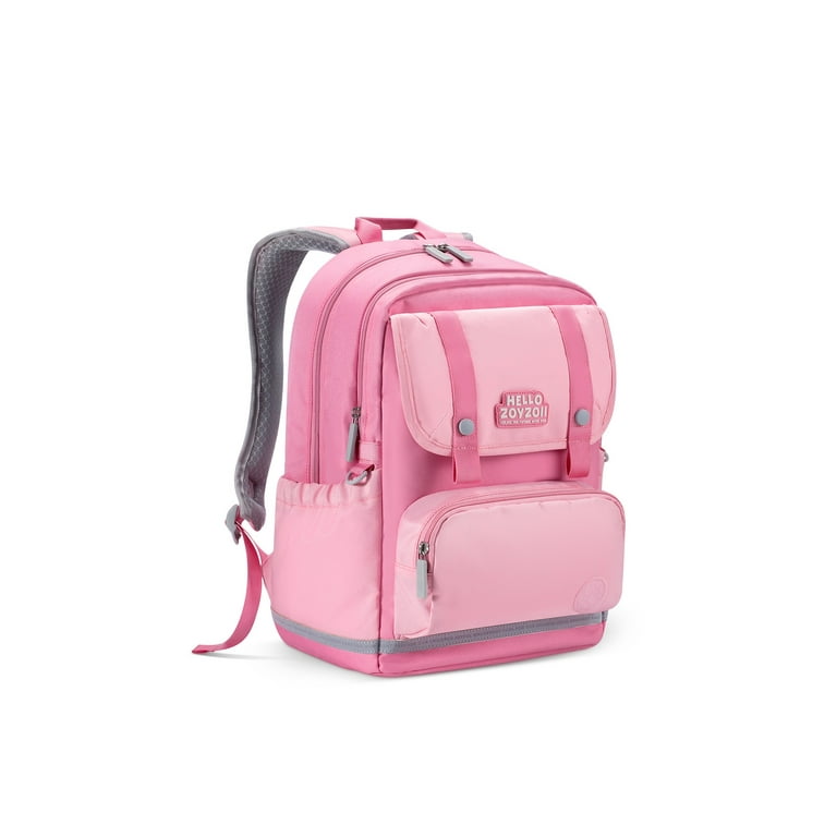 Peach top pink backpack