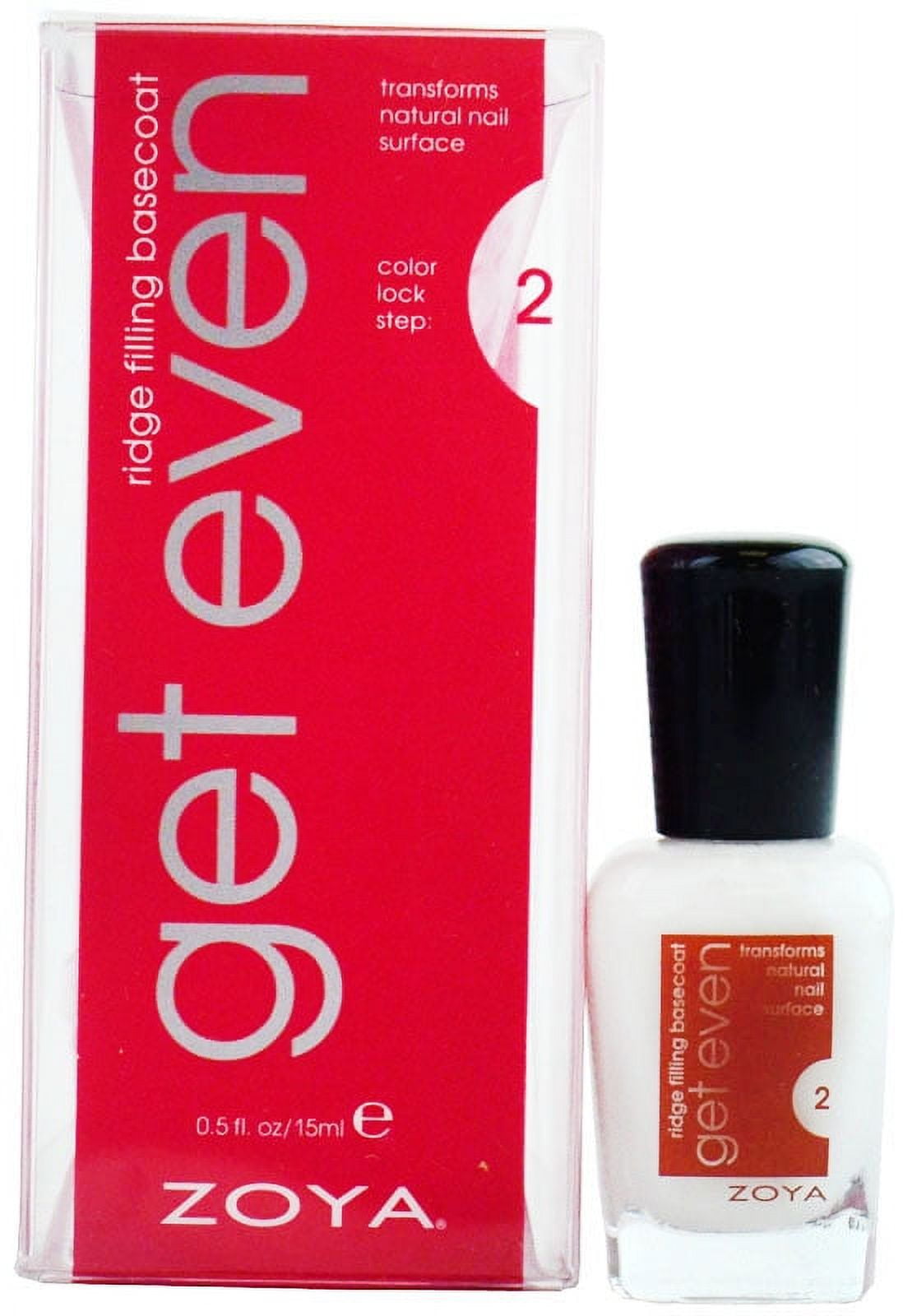 Zoya Get Even Nail Ridge Filling Base Coat, 0.5 Fl Oz