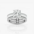 thumbnail image 1 of Zoya Jewel 1.7 Ct Cushion Cut Lab Created Diamond Ring - 14K White Gold Plated Jewelry - Valentine’s Trio Wedding Set - Unique Engagement Gift Ring, 1 of 2