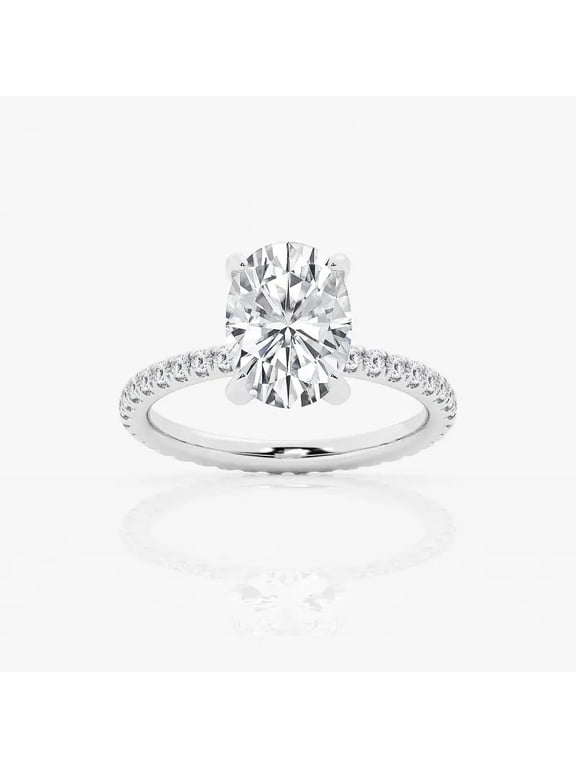 1 Ct Round Cut Leaf Shape Diamond Ring for Her - 14K White Gold Plated Wedding Band - Women's Bridal Jewelry - Anniversary Gift Diamond Ring