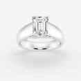 thumbnail image 1 of Zoya Jewel 14K Silver Stackable Moissanite Rings for Women - 1.9 Ct Emerald Cut Solitaire Engagement Ring - Moissanite Jewelry - Everyday Wear Ring for Her, 1 of 2