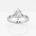 thumbnail image 1 of Zoya Jewel Marquise Cut 1.9 Ct Diamond Ring – 14K White Gold Plated – Beautiful Wedding Silver Ring – Forever Engagement Jewelry for Her, 1 of 3