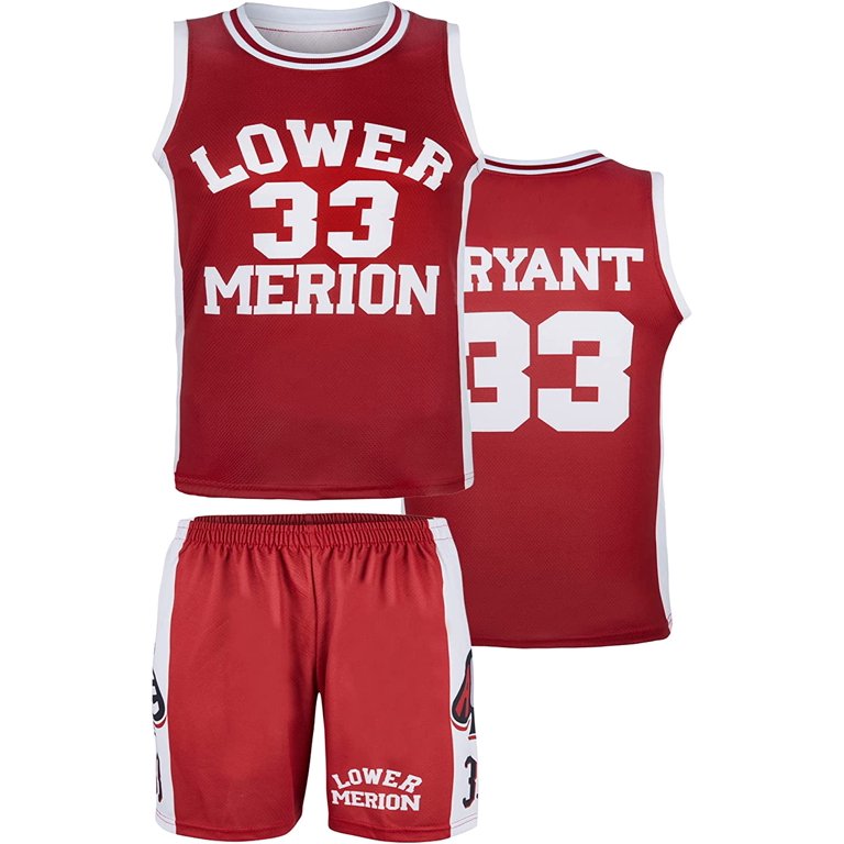 Zoylie Basketball Merion 33-Retro Legend High School Retro Basketball  Jersey Youth Sizes - Walmart.com