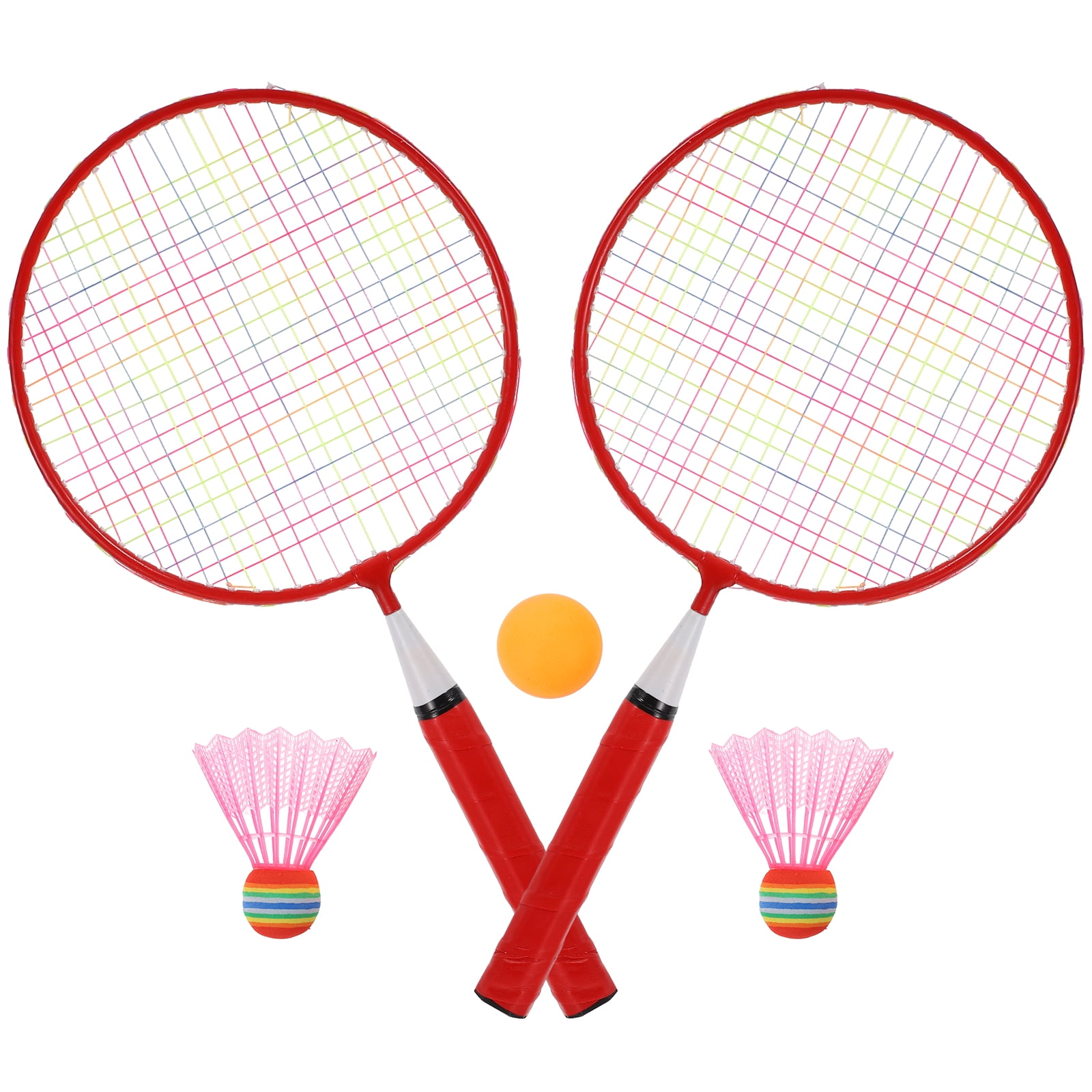 Zoyueyie 1 Set Durable Badminton Set Indoor and Outdoor Game Toy Set for Kids