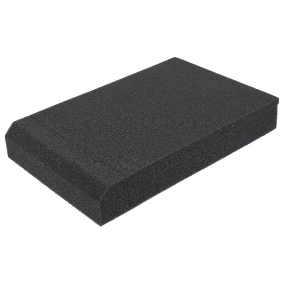Zoyueyie 1 Set Speaker Acoustic Isolation Pads Sponge Sound Isolation Cushion (Black)