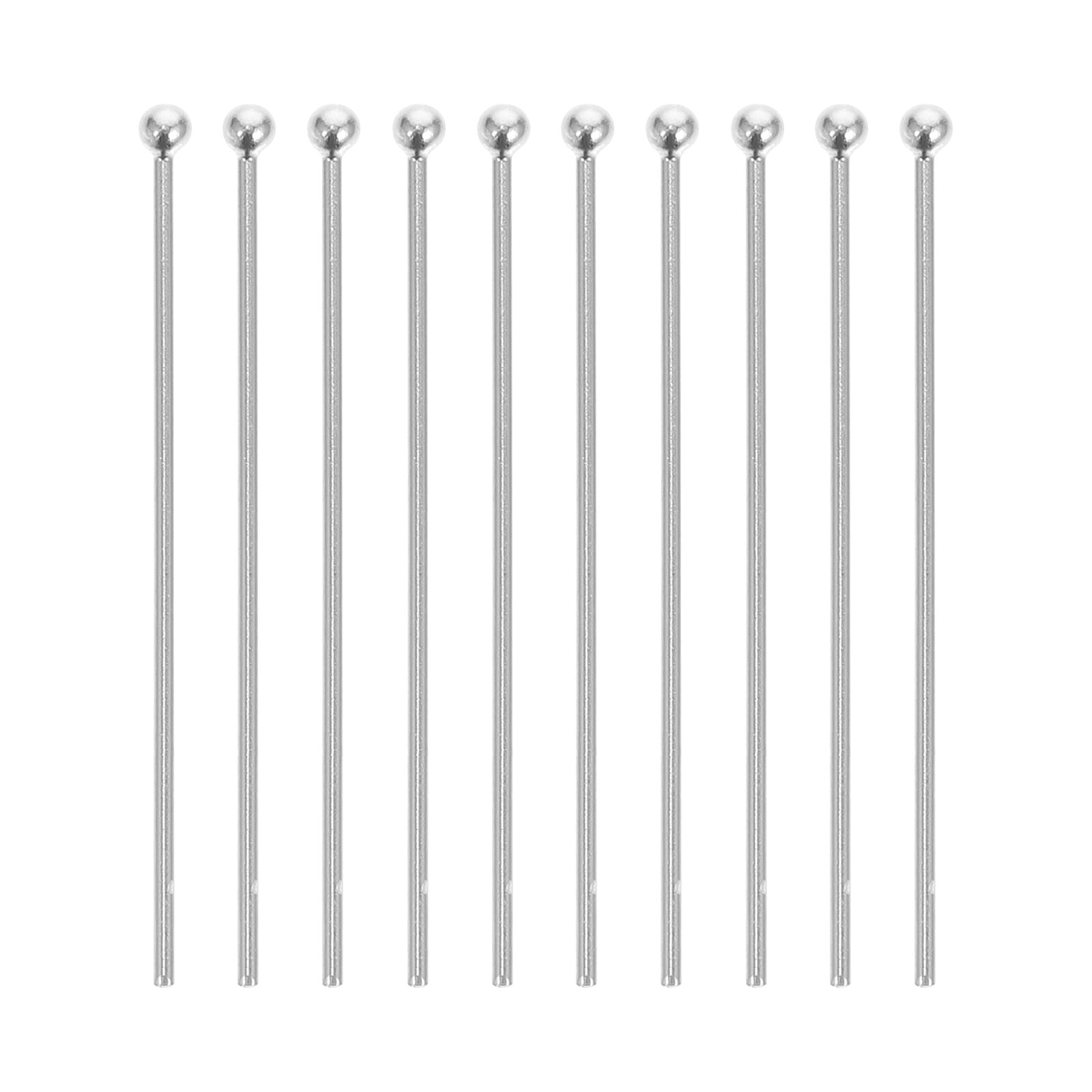 Zoyueyie 10Pcs Stylish Silver Needle DIY Necklace Bracelet Needle Practical Jewelry Supplies