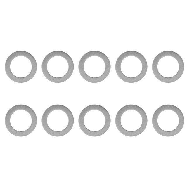 Zoyueyie 10pcs Car Aluminum Engine Oil Drain Plug Crush Gasket Washers