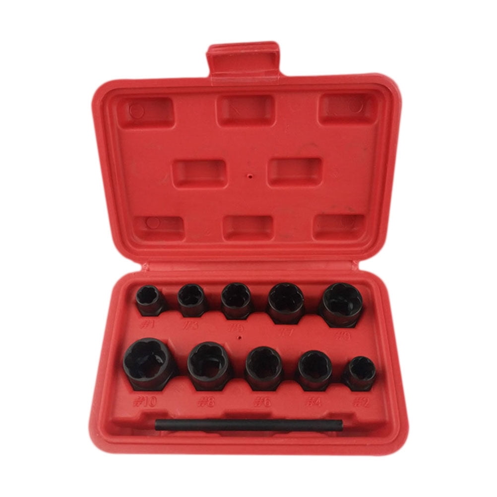 Nut Mini Extractor Zoyueyie 11 PCS/Set Damaged Nut Extractor Broken Bolts Remover ...
