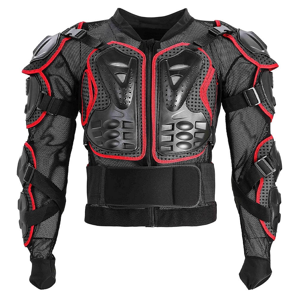Zoyueyie 1Pc Motorcycle Full Body Protector Guard Jackets Anti-fall Suit