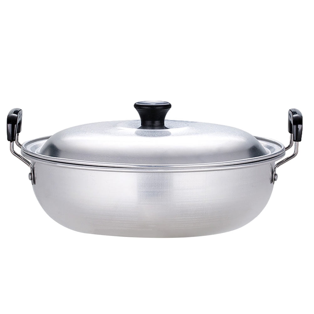 Zoyueyie 1Pc Multi-function Aluminum Pot Home Steam Pot Home Kitchen Cookware (Silver)