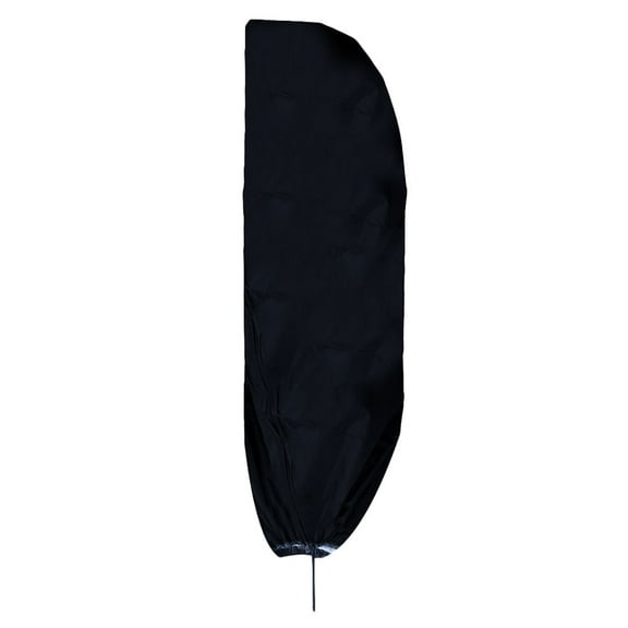 HEATSHAKING Patio Umbrella Cover Black Oxford Cloth 1Pack 104X39In