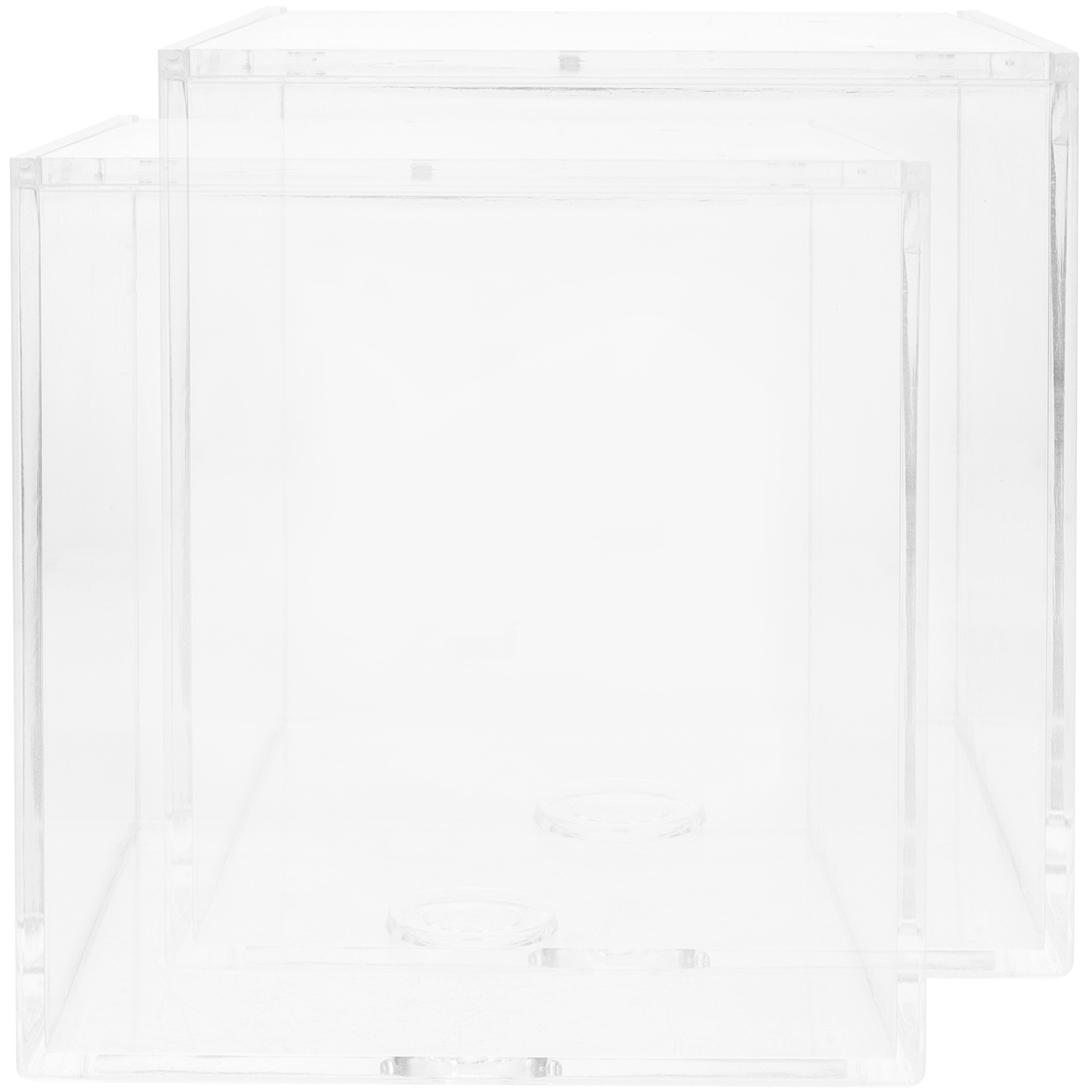 Zoyueyie 2Pcs Display Box Candy Packaging Box Clear Display Container ...