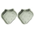 thumbnail image 1 of OFFIGAM 2Pcs Strawberry Cake Pan Silver Bakeware, 1 of 10