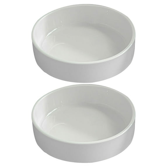 Zoyueyie 2pcs Durable Ceramic Flowerpot Saucer Round Plant Saucer Tray Garden Planter Case Tabletop Planter Saucer