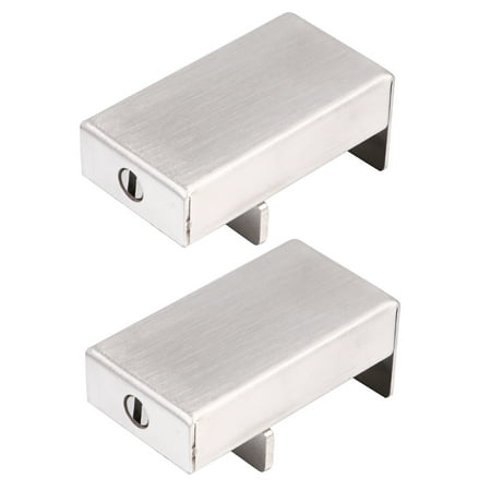 Masteelf Sliding Window Lock with Keys for Home Use No Drilling Required Stainless Steel Silver Color Fits Most Windows