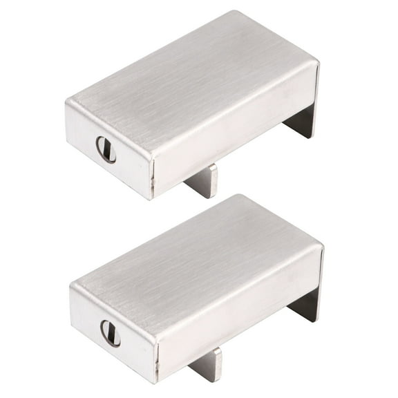 Masteelf Sliding Window Lock with Keys for Home Use No Drilling Required Stainless Steel Silver Color Fits Most Windows