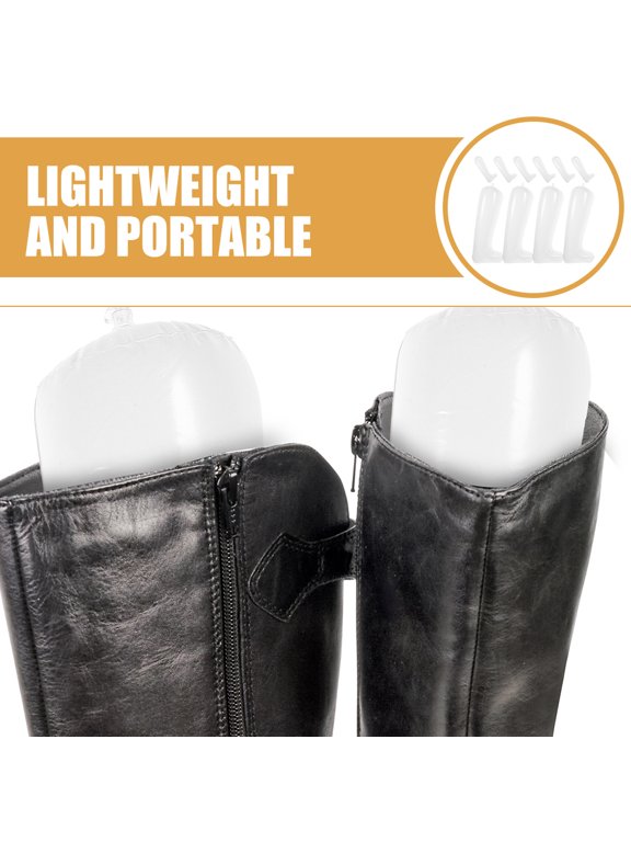 5 Pairs Boot Trees Inflatable Boot Shaper Boot Holder Boot Keeper Boot Stuffers for Tall Boots