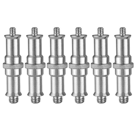 Zoyueyie 6PCS Metal Threaded Screw Adapter 1/4 inch to 3/8 inch Adapter Spigot Screw