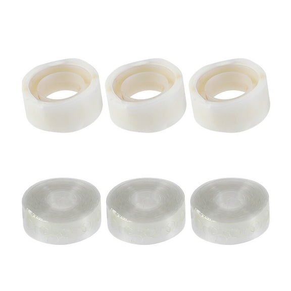 Masteelf Balloon Decor Glue Tape with Adhesive Points for Wedding Party Crafts 3pcs 5m Chain Tape 3pcs 100 Dots