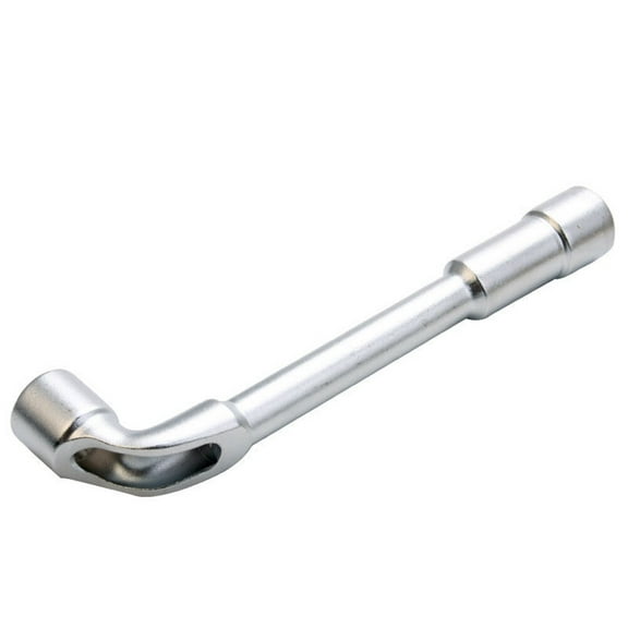 Zoyueyie 8mm Dual Heads L Type Polished Perforation Elbow Wrench Spanner (Silver)