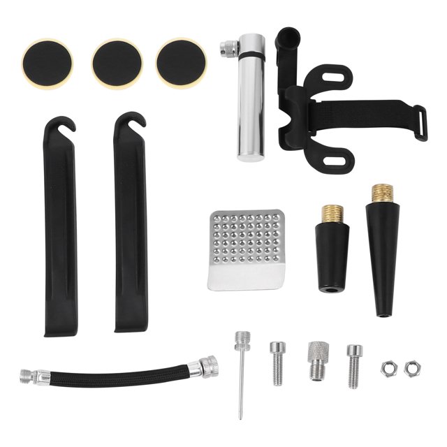Zoyueyie Bike Pump and Puncture Repair Kits Glueless Patch Kit Cycle