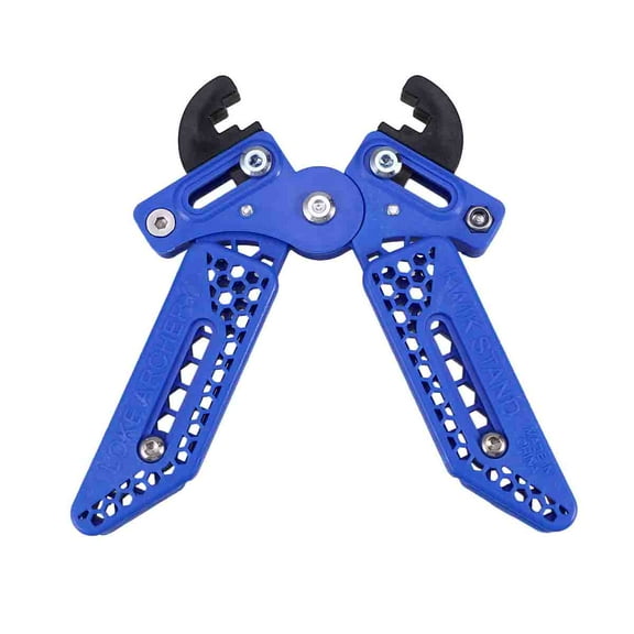 Zoyueyie Compound Adjustable Lightweight Scissors Style Archery Bow Kick Stand Holder (Blue)
