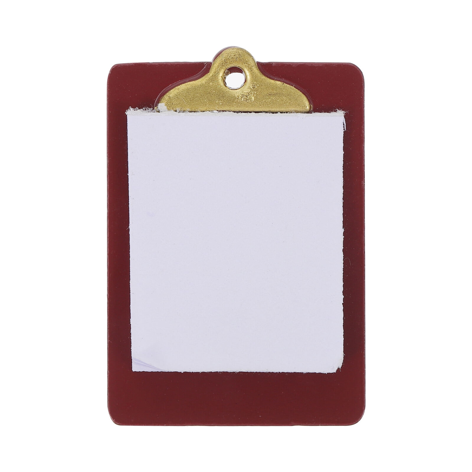 Zoyueyie Decorative Mini Paper Clipboard Doll School Supplies Dollhouse Accessories Kit