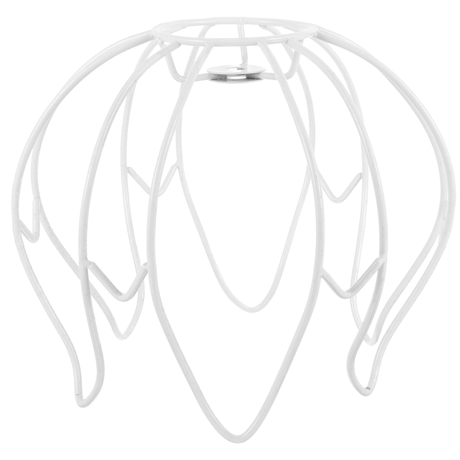 Zoyueyie Lamp Bulb Wire Frame DIY Lampshade Frame Sturdy Metal Lampshade Ring Ceiling Lamp Shade Frame