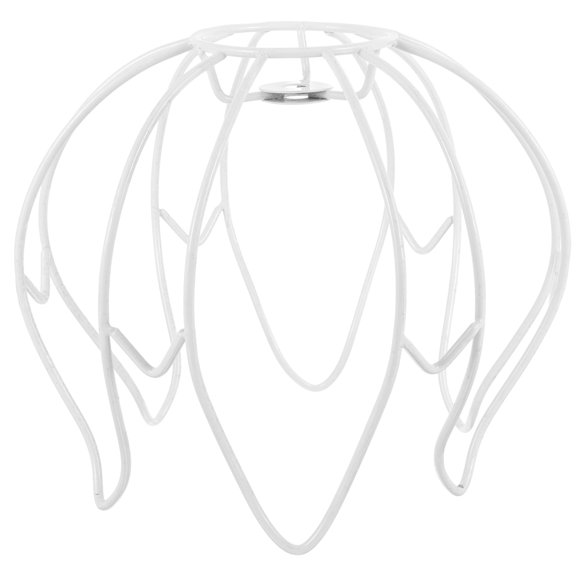 Zoyueyie Lamp Bulb Wire Frame DIY Lampshade Frame Sturdy Metal Lampshade Ring Ceiling Lamp Shade Frame
