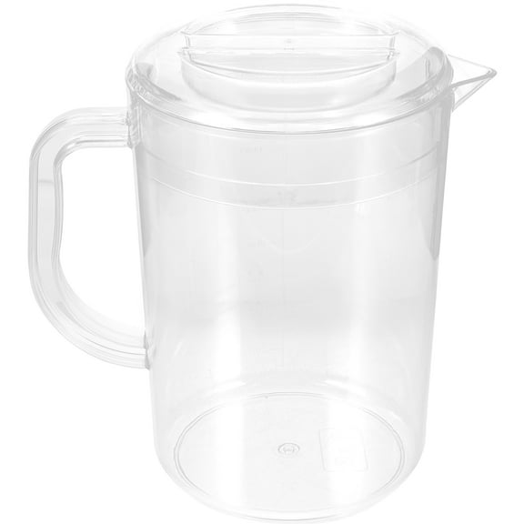 Zoyueyie Transparent Drinking Water Pitcher Portable Handled Water Pitcher Juice Jug With Scale