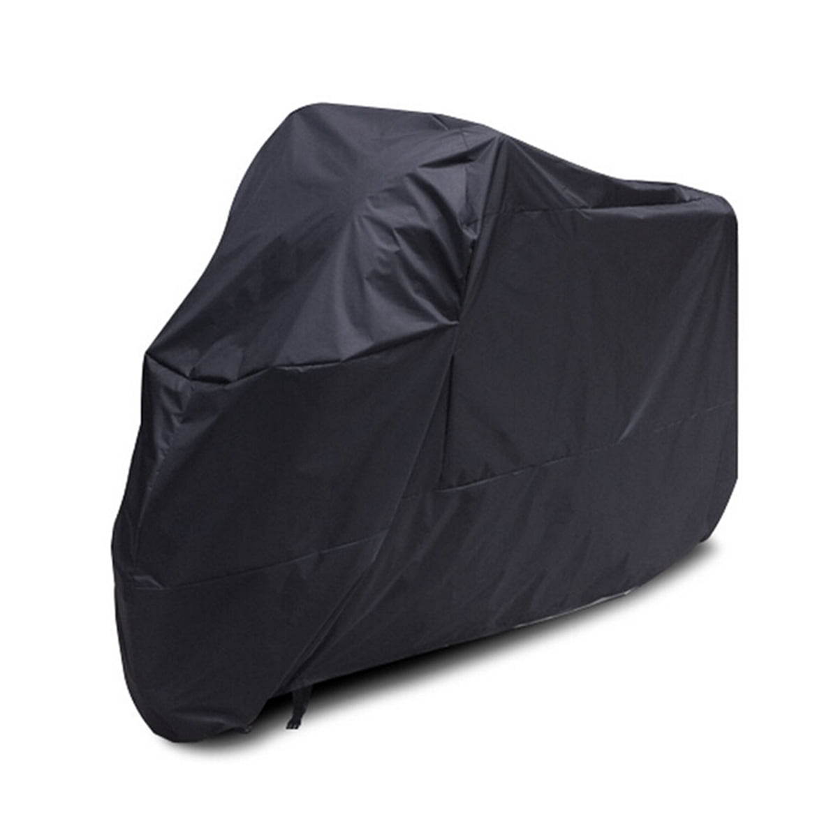 Zoyueyie Universal Outdoor Motorcycle Motorbike ATV Scooter Dustproof Waterproof Sun Block Protective Cover Rain Cover Protector 265cm Long - Size XXL (Black)