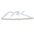 thumbnail image 1 of Zoyueyie White Bridal Rhinestone Crystal Wedding Dress Belt Elegant Rhinestone Decor Wedding Dress Belt Ribbon for Bride Woman Lady, 1 of 11