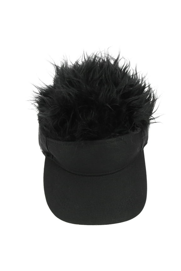 Wig Baseball Hat Sun Blocking Hat Wig Baseball Hat Men Baseball Cap Adult Peaked Hat