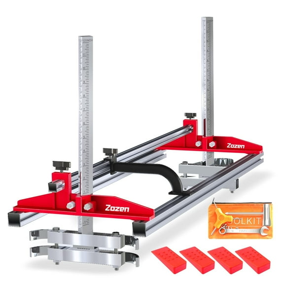 Zozen Chainsaw Mill, Portable Sawmill - Can be Assembled into 3 sizes for Independent Use, Suitable for 14-36 inches Planking Milling Bar, A Flexible Cutting Guide System for Builders and Woodworkers