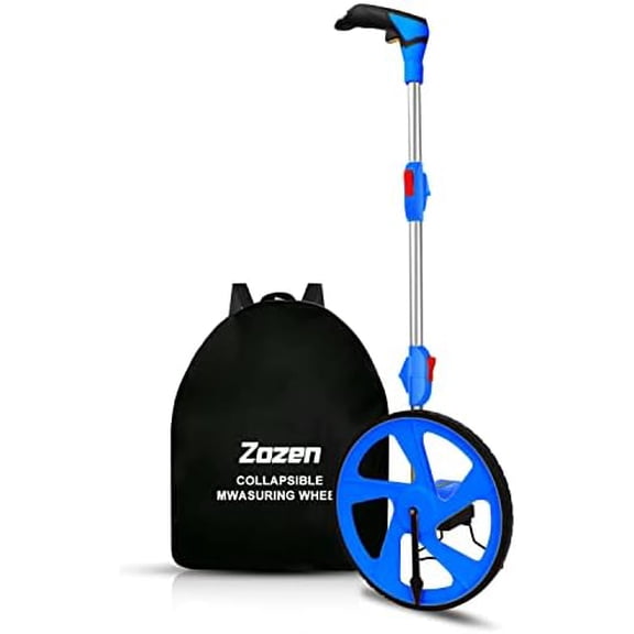 Measuring Wheel, Rolling Tape Measure Wheel - 3-Sections Collapsible/Starting Point Arrow/One Key to Reset/Kickstand to Keep Stand [Up To 10,000Ft] - Adapt to various roads.$$