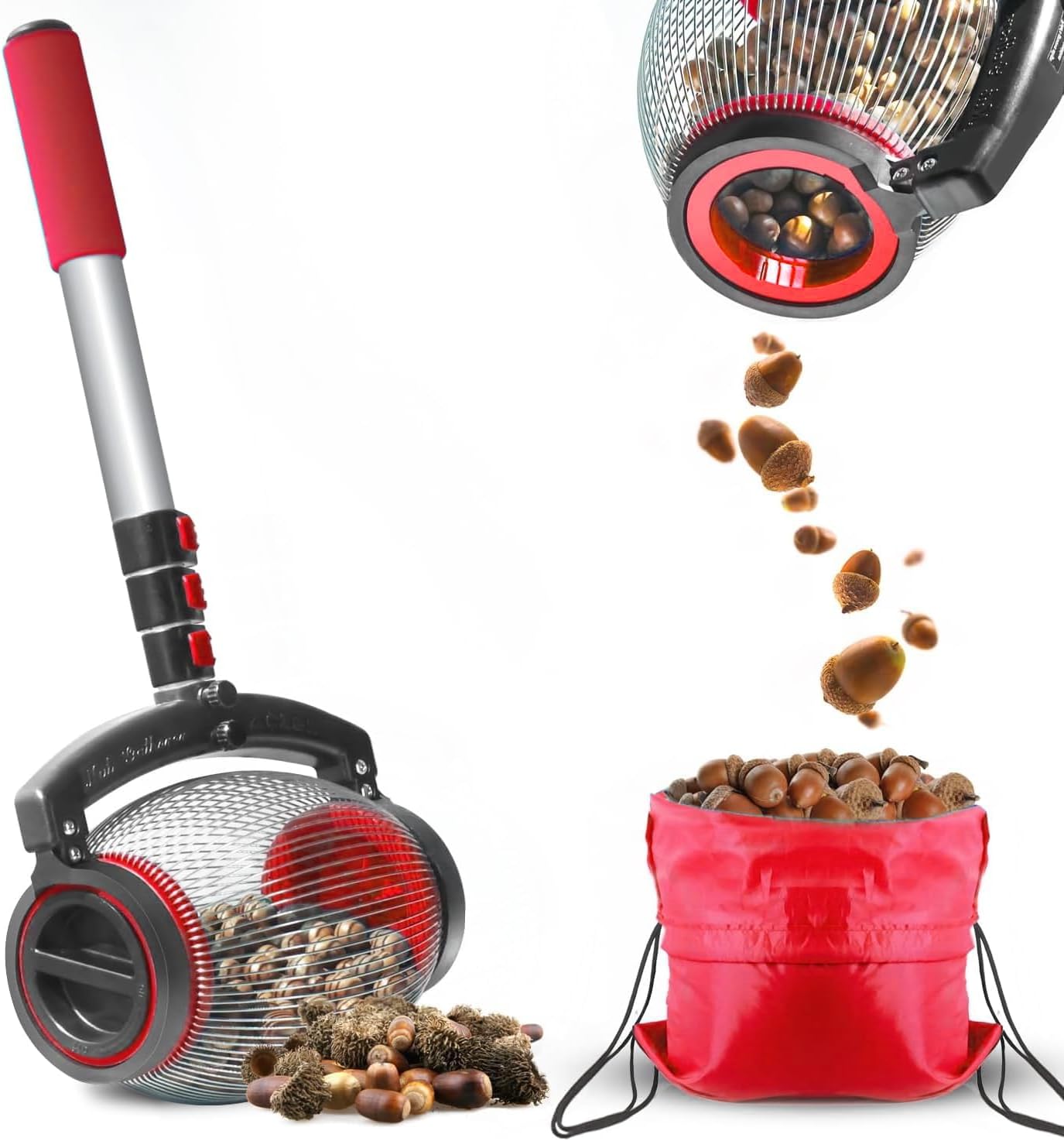 Zozen Nut Gatherer, Walnut Picker Upper Roller, Pecan Picker Upper