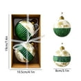 thumbnail image 1 of Zpanxa 2 Count Sparkling Christmas Ornaments Set Shatterproof Glitter Spheres for Indoor Tree and Window Arrangements, 1 of 6