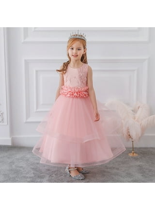 Winter Girls Dress for Christmas Princess Party Pageant Children Long Gown  SD079