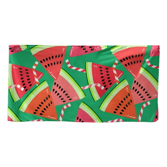 Zpanxa Beach Towel Microfiber Beach Towel Super Lightweight Colorful Bath Towel Sandproof Beach Blanket Multi-Purpose Towel for Travel Swimming Pool 30x60 Inch L