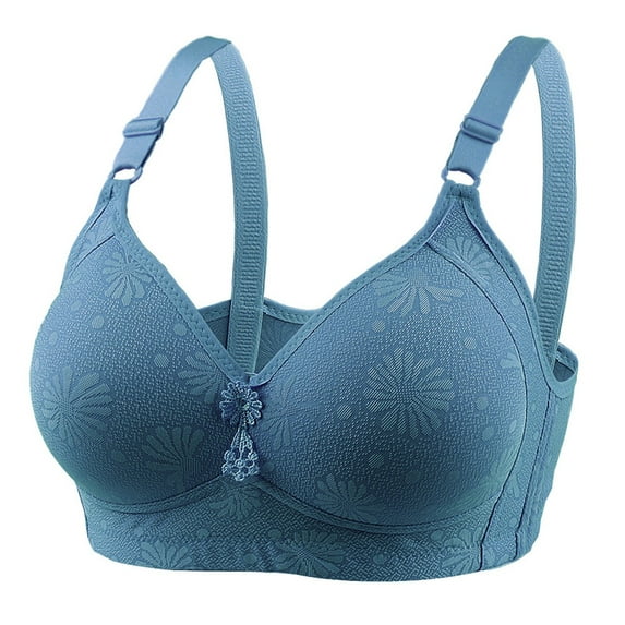 Zpanxa Bras for Women Comfortable Breathable Bra Underwear No Rims Womens Bras Sports Bra Green XL