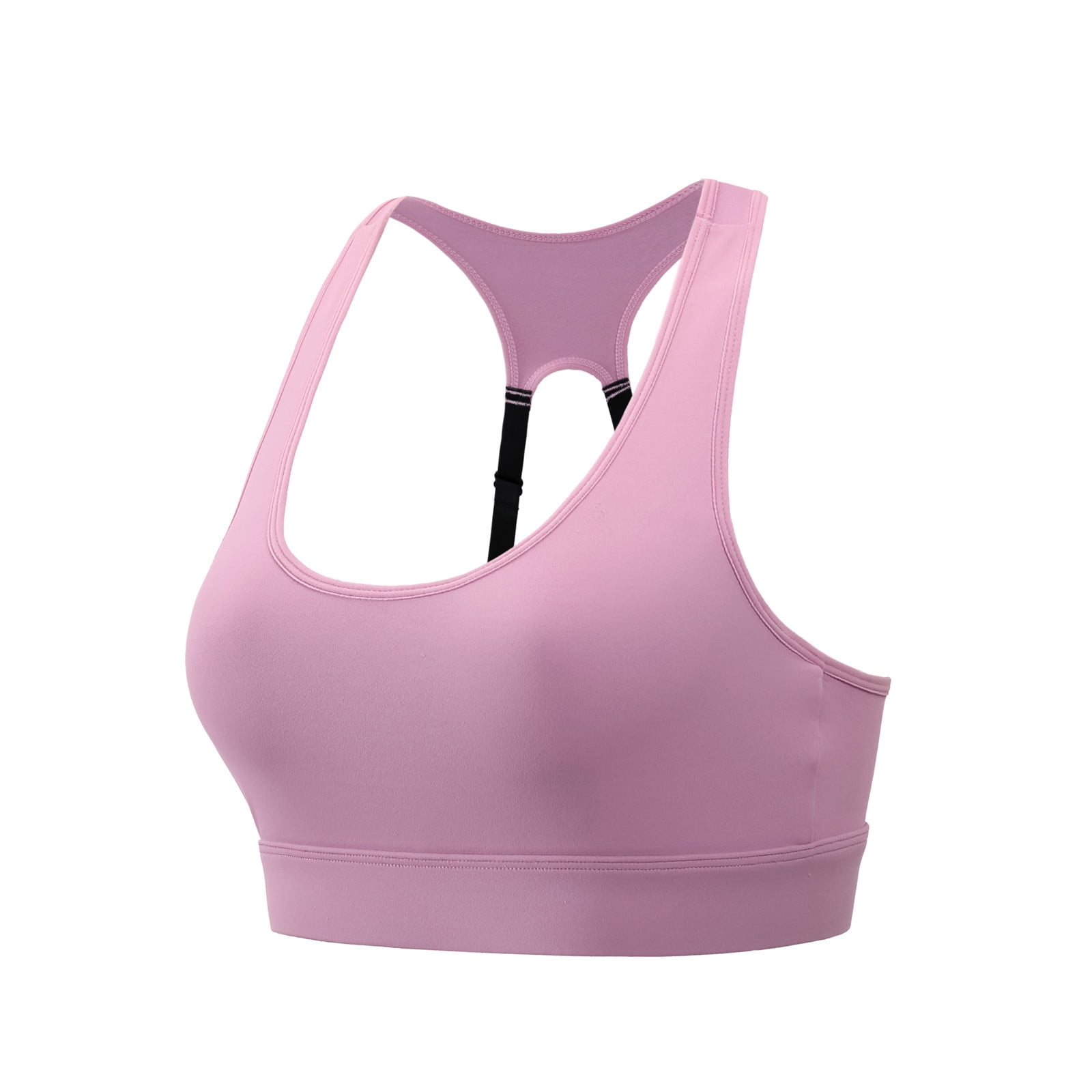 Zpanxa Bras for Women Cozy Adjustable Beautiful Back Elasticity Yoga Bra  Large Sexy Size Underwear Womens Bras Sports Bra Pink 3XL 