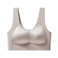 thumbnail image 1 of Zpanxa Bras for Women Full Coverage Wireless Seamless Wide Straps Breathable Everyday Bra Gray 38BC, 1 of 8