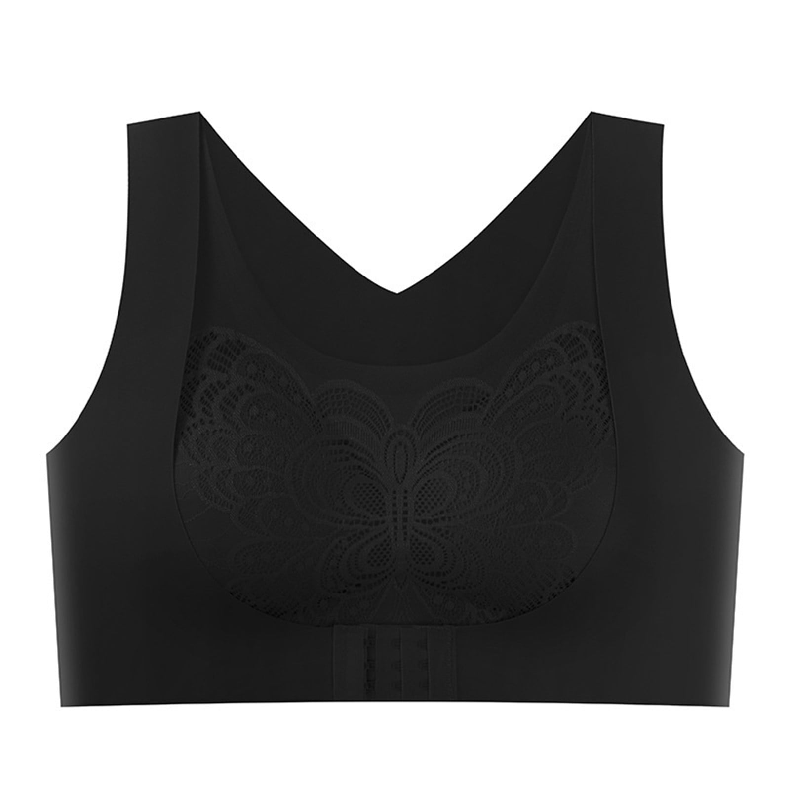 Zpanxa Bras for Women Lace Wrapped Chest Ice Traceless Vest Thin