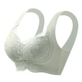 thumbnail image 1 of Zpanxa Bras for Women No Underwire Wireless Lace Tank Bra, Wide Straps Push-Up Pullover Everyday Lingerie with Side Support, 1 of 8