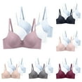 thumbnail image 1 of Zpanxa Bras for Women, Women's Maternity Sleep Bra Nursing Bralette No Underwire Soft Cotton Breastfeeding Bra for Pregnant Women, 1 of 3