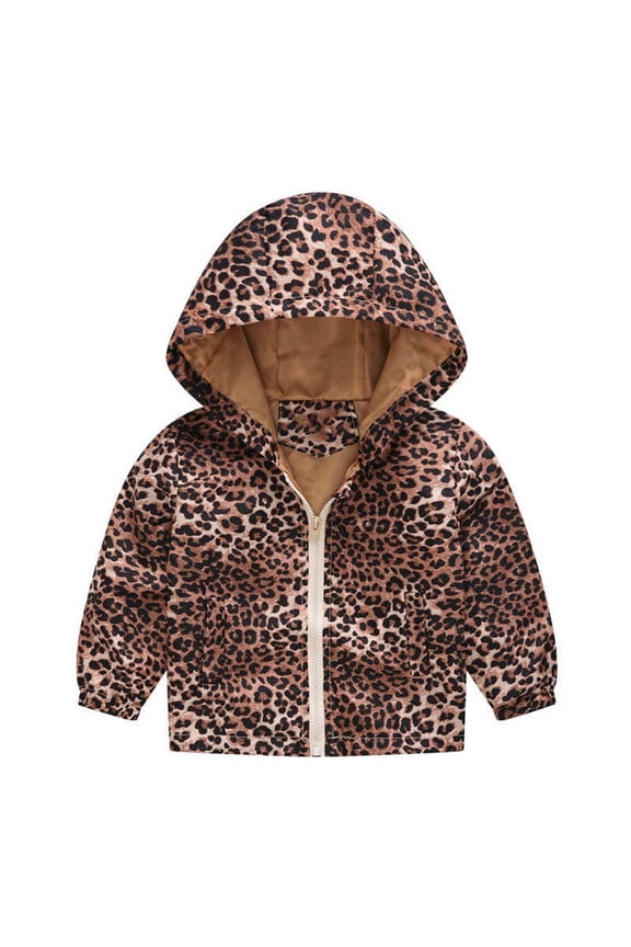 Cartoon Print Kids Windbreaker Floral and Car Pattern Hooded Rain Resistant Jacket Lightweight Spring Fall Outerwear for Boys Girls Ages 2 to 7