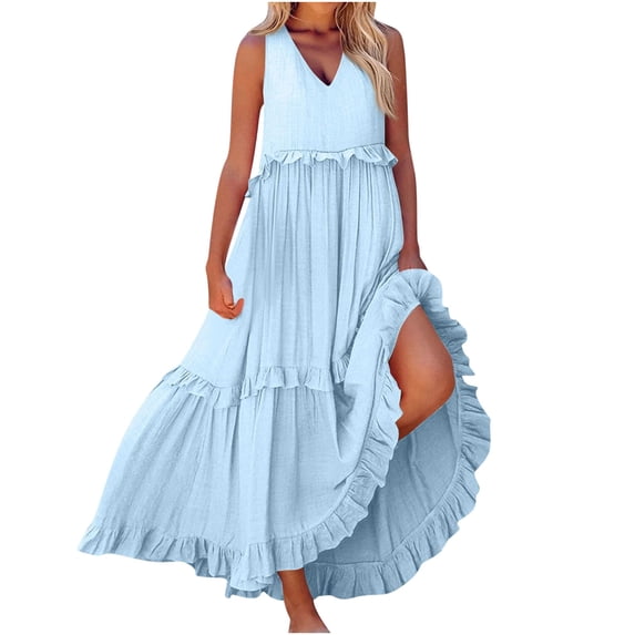 Zpanxa Casual V Neck Dress for Women Short Sleeve Solid Color Summer Dress Comfort Fit Office Appropriate Shift Dress