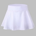 thumbnail image 1 of Zpanxa Dress for Women Sports Short Skirt Loose Fake Two-piece Anti-peep and Quick-drying Running Fitness Culottes Tennis Skirt Plus Size Dress for Women White Dress, 1 of 3