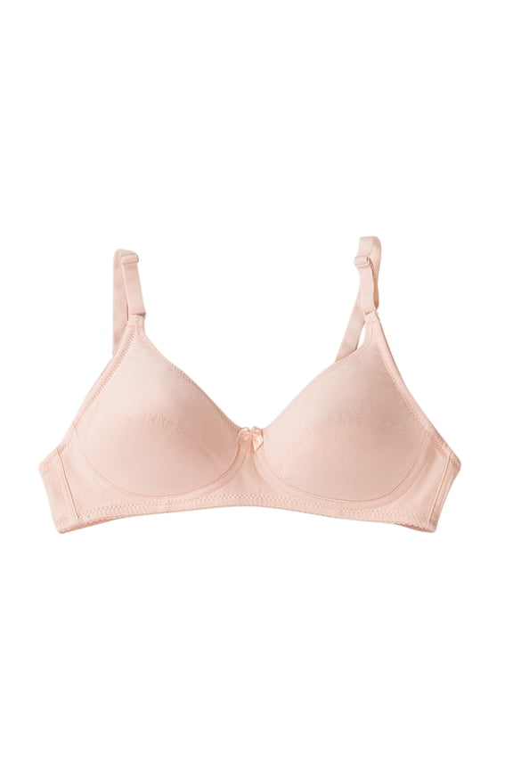 Everyday Push Up Bra, Backless with U-Back Design, Seamless Solid Color Lift and Support